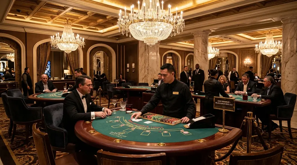 Exclusive Las Vegas High-Limit Blackjack Salon with 6-Deck S17 Shoe Games and Late Surrender
